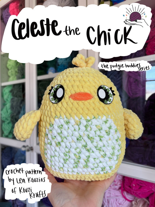 Celeste the Chick Crochet Pattern DIGITAL DOWNLOAD