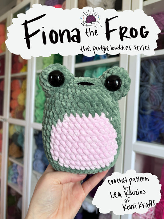 Fiona the Frog Crochet Pattern DIGITAL DOWNLOAD