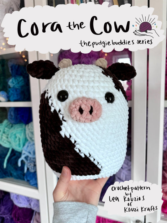 Cora the Cow Crochet Pattern DIGITAL DOWNLOAD