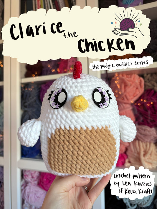 Clarice the Chicken Crochet Pattern DIGITAL DOWNLOAD